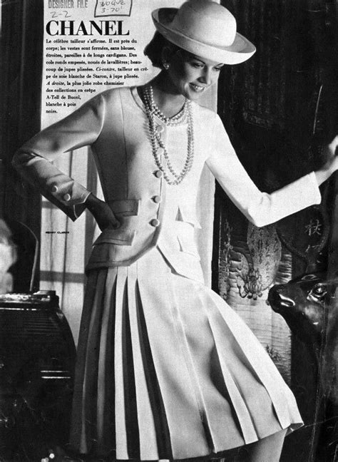 coco chanel design 1970|Coco Chanel classic dresses.